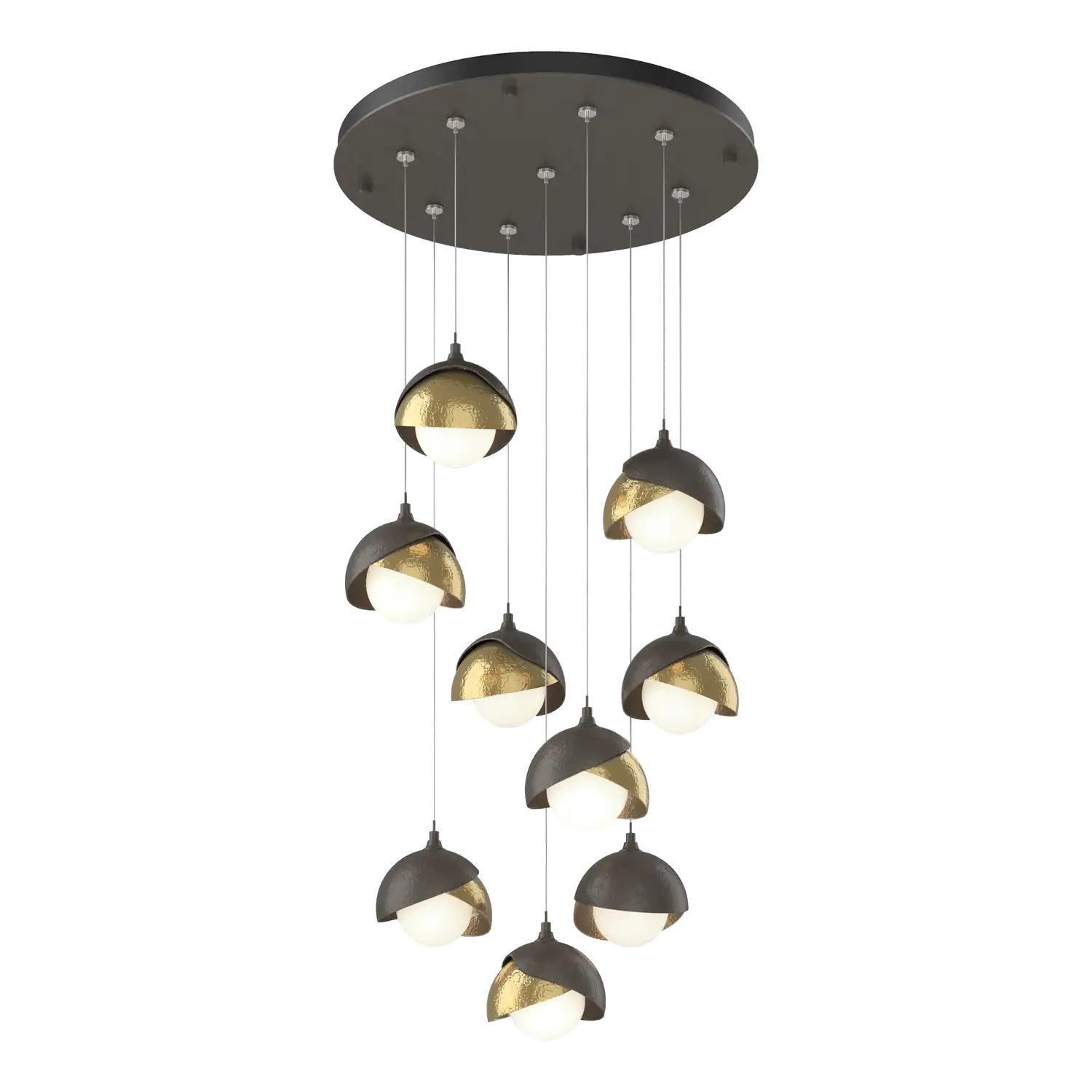 Hubbardton Forge, Brooklyn Double Shade Pendant, PENDANT LIGHT