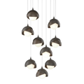 Hubbardton Forge, Brooklyn Double Shade Pendant, PENDANT LIGHT