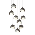 Hubbardton Forge, Brooklyn Double Shade Pendant, PENDANT LIGHT