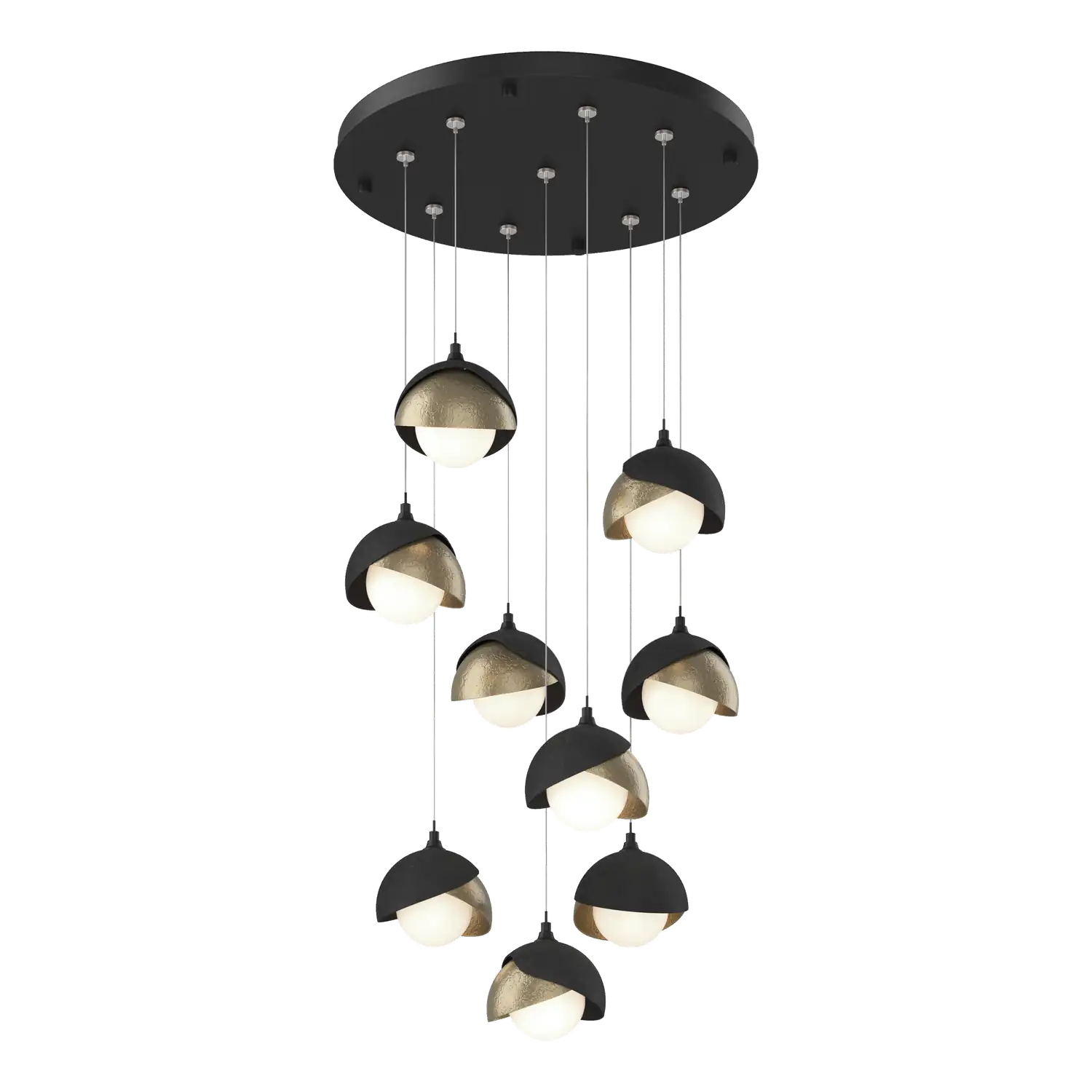 Hubbardton Forge, Brooklyn Double Shade Pendant, PENDANT LIGHT