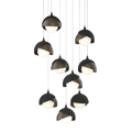 Hubbardton Forge, Brooklyn Double Shade Pendant, PENDANT LIGHT