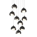Hubbardton Forge, Brooklyn Double Shade Pendant, PENDANT LIGHT