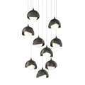 Hubbardton Forge, Brooklyn Double Shade Pendant, PENDANT LIGHT
