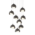 Hubbardton Forge, Brooklyn Double Shade Pendant, PENDANT LIGHT