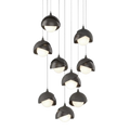 Hubbardton Forge, Brooklyn Double Shade Pendant, PENDANT LIGHT