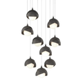 Hubbardton Forge, Brooklyn Double Shade Pendant, PENDANT LIGHT