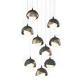 Hubbardton Forge, Brooklyn Double Shade Pendant, PENDANT LIGHT