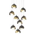 Hubbardton Forge, Brooklyn Double Shade Pendant, PENDANT LIGHT