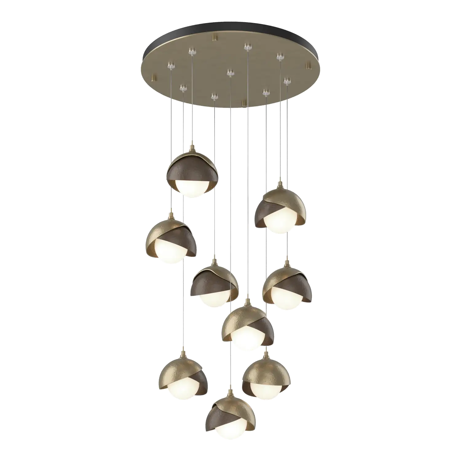 Hubbardton Forge, Brooklyn Double Shade Pendant, PENDANT LIGHT