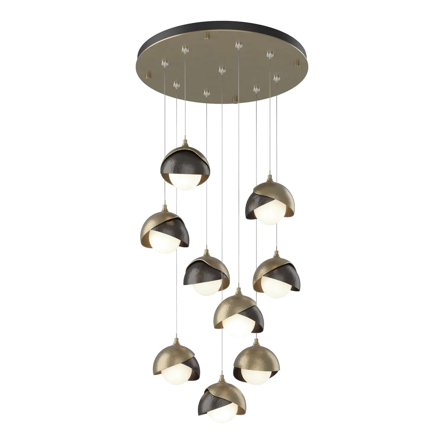 Hubbardton Forge, Brooklyn Double Shade Pendant, PENDANT LIGHT