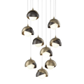 Hubbardton Forge, Brooklyn Double Shade Pendant, PENDANT LIGHT
