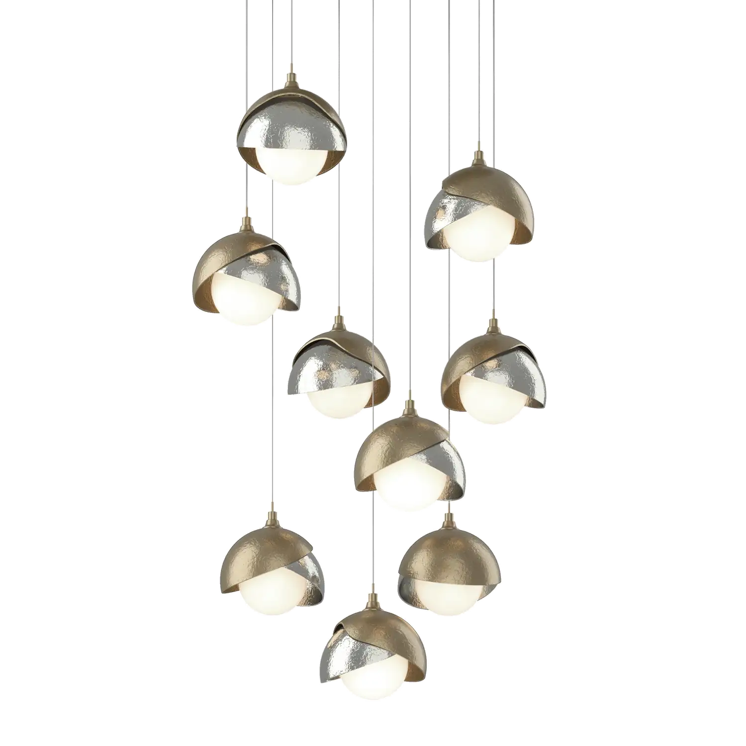 Hubbardton Forge, Brooklyn Double Shade Pendant, PENDANT LIGHT