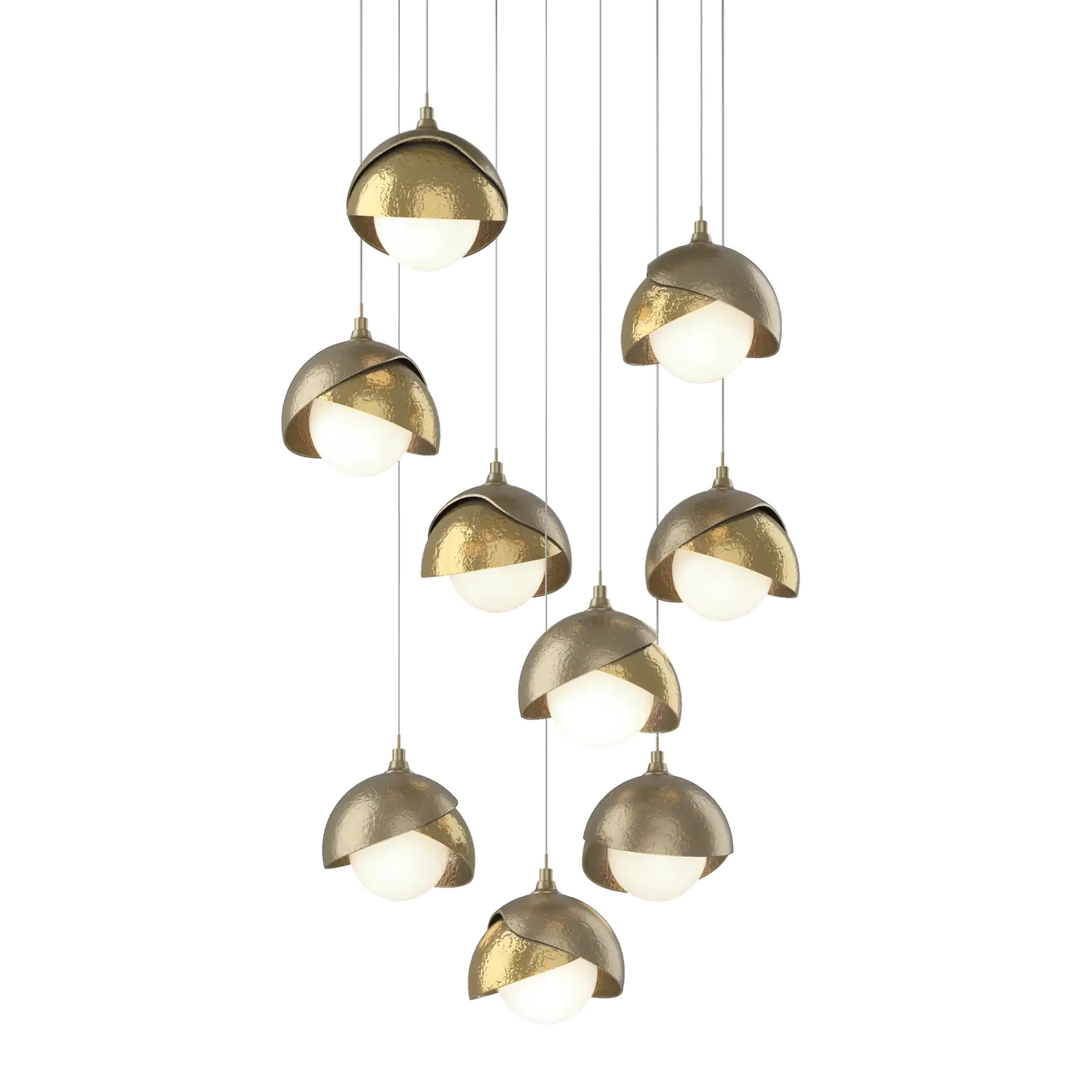 Hubbardton Forge, Brooklyn Double Shade Pendant, PENDANT LIGHT