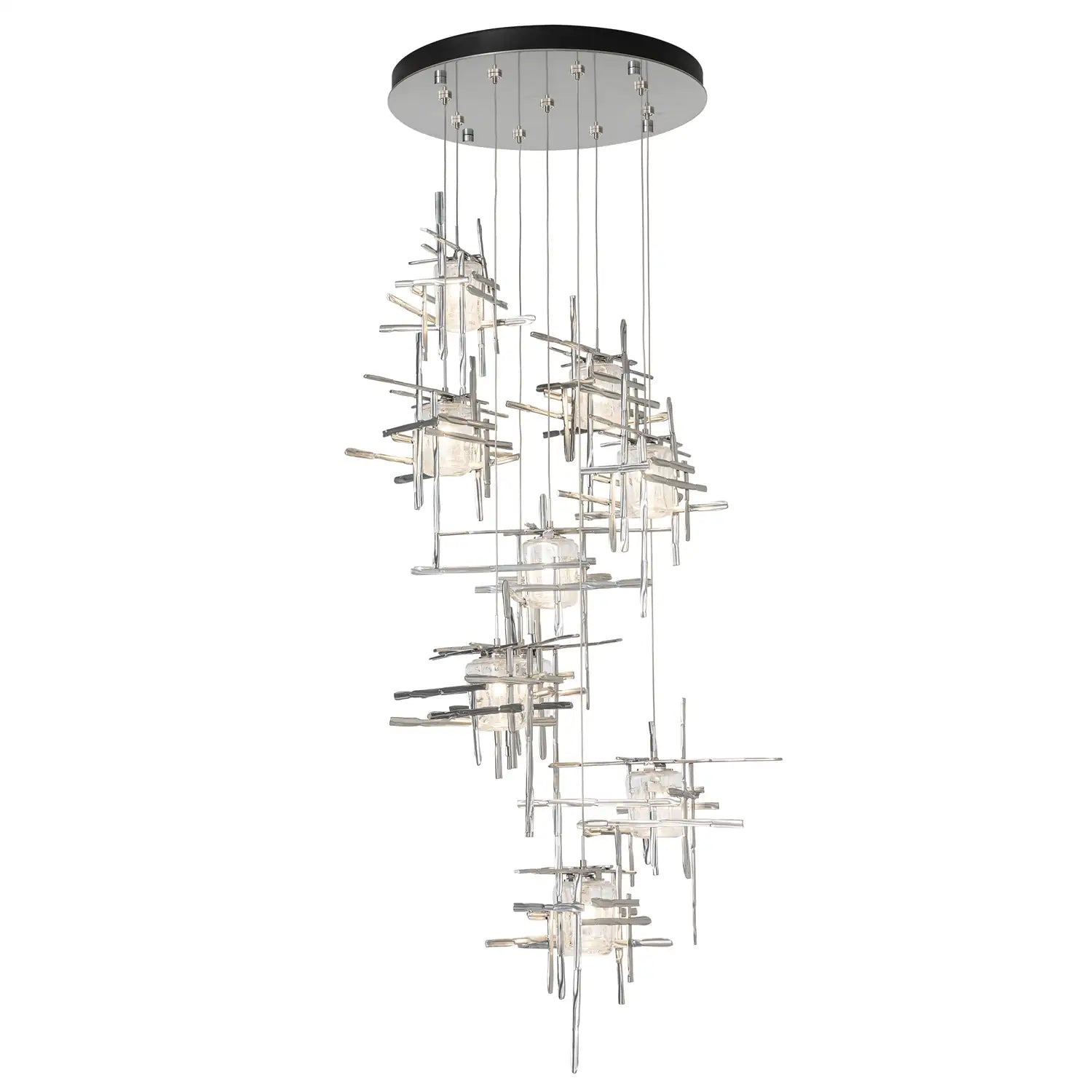 Hubbardton Forge, Tura Seeded Glass Pendant, PENDANT LIGHT