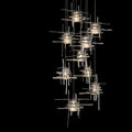 Hubbardton Forge, Tura Seeded Glass Pendant, PENDANT LIGHT