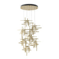 Hubbardton Forge, Tura Seeded Glass Pendant, PENDANT LIGHT