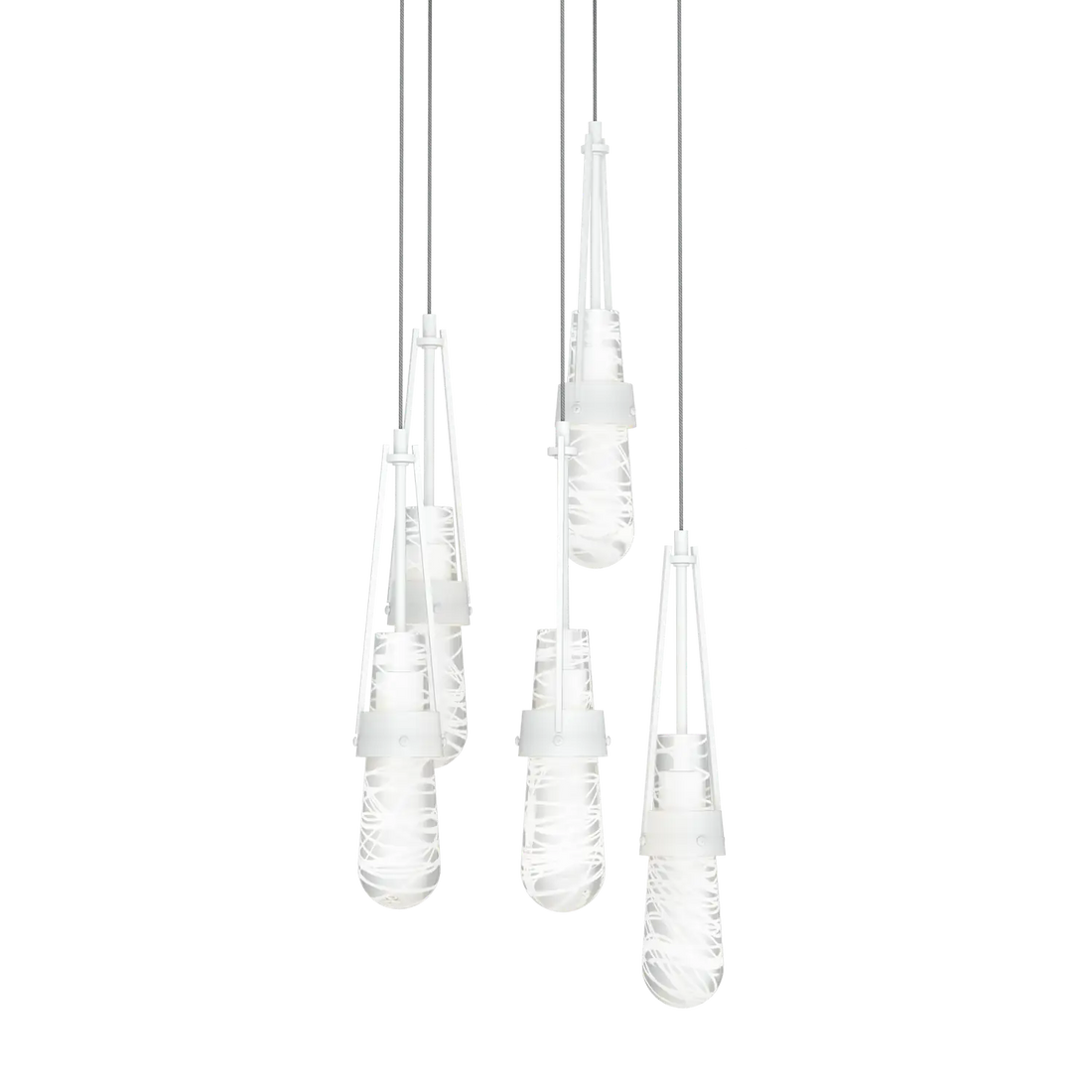 HUBBARDTON FORGE, LINK BLOWN GLASS PENDANT, PENDANT LIGHT