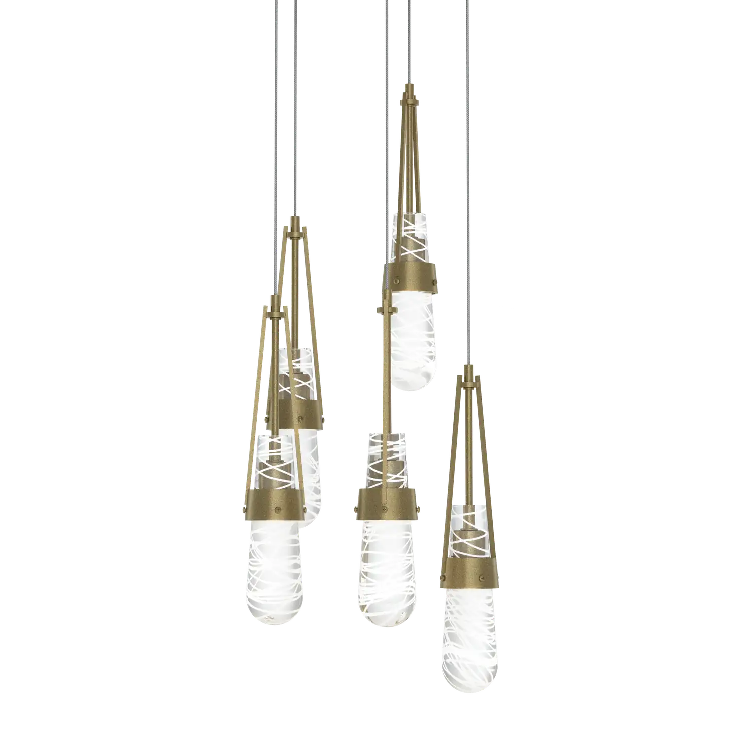 Hubbardton Forge, Link Blown Glass Pendant, PENDANT LIGHT