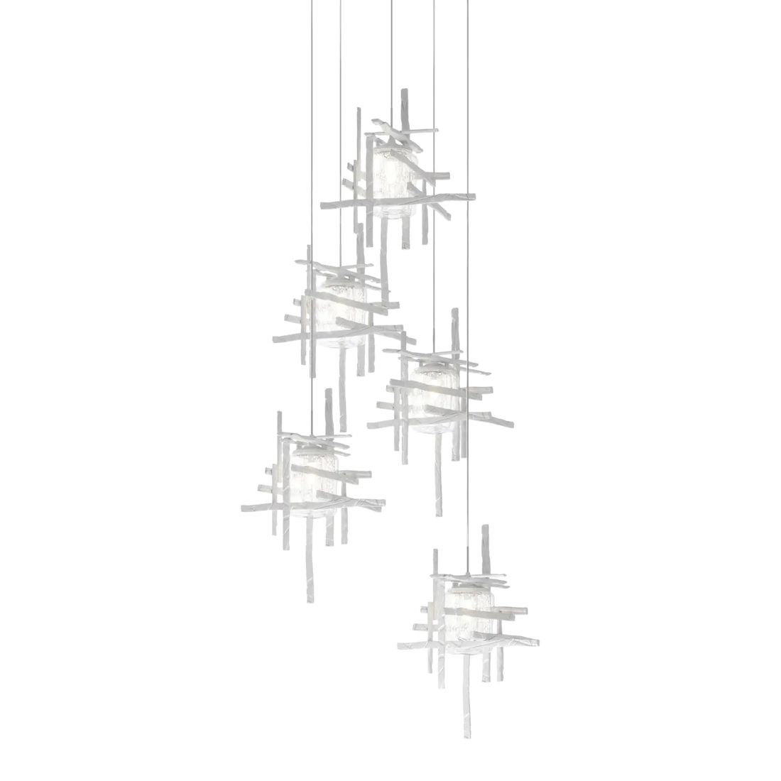 HUBBARDTON FORGE, TURA SEEDED GLASS PENDANT, PENDANT LIGHT
