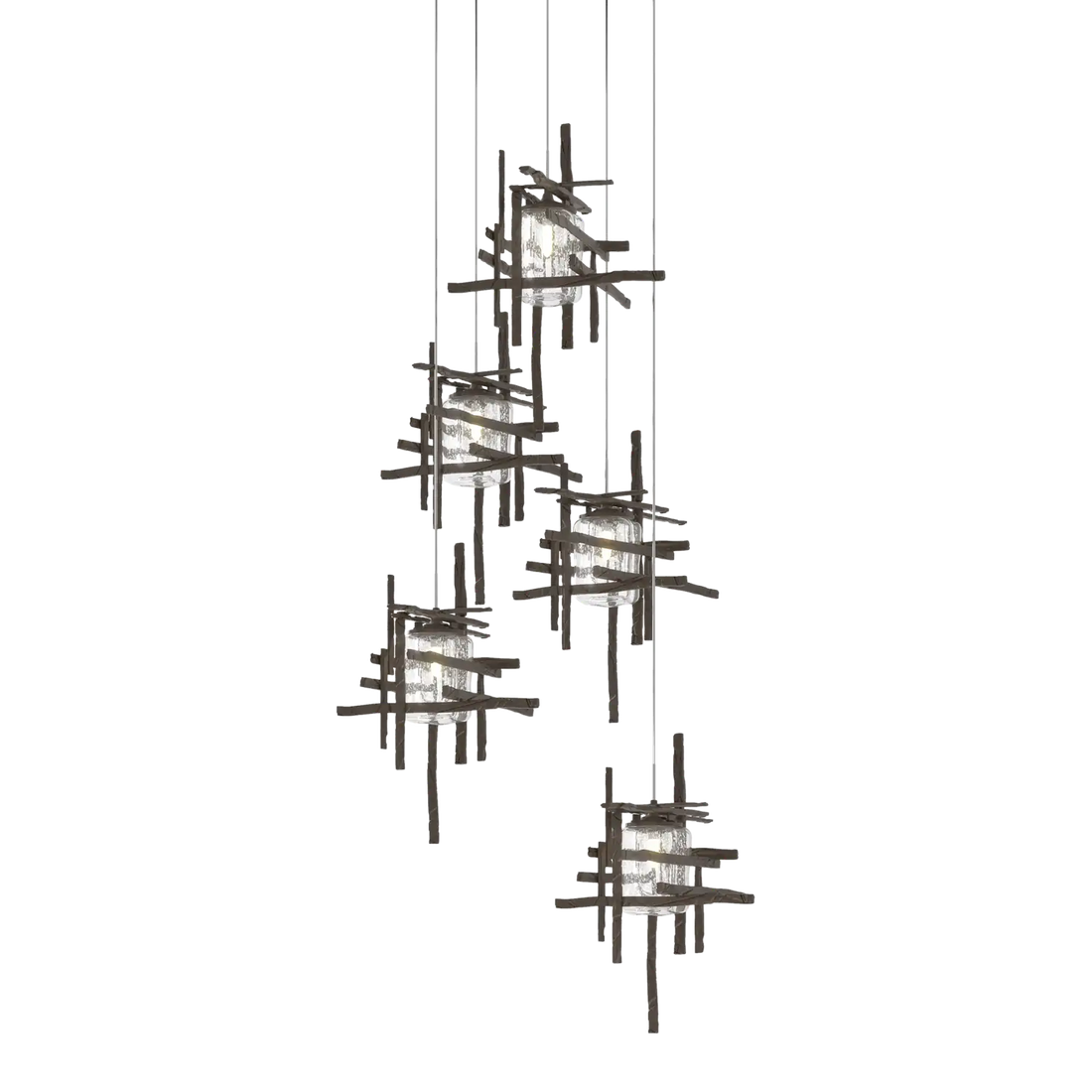 HUBBARDTON FORGE, TURA SEEDED GLASS PENDANT, PENDANT LIGHT