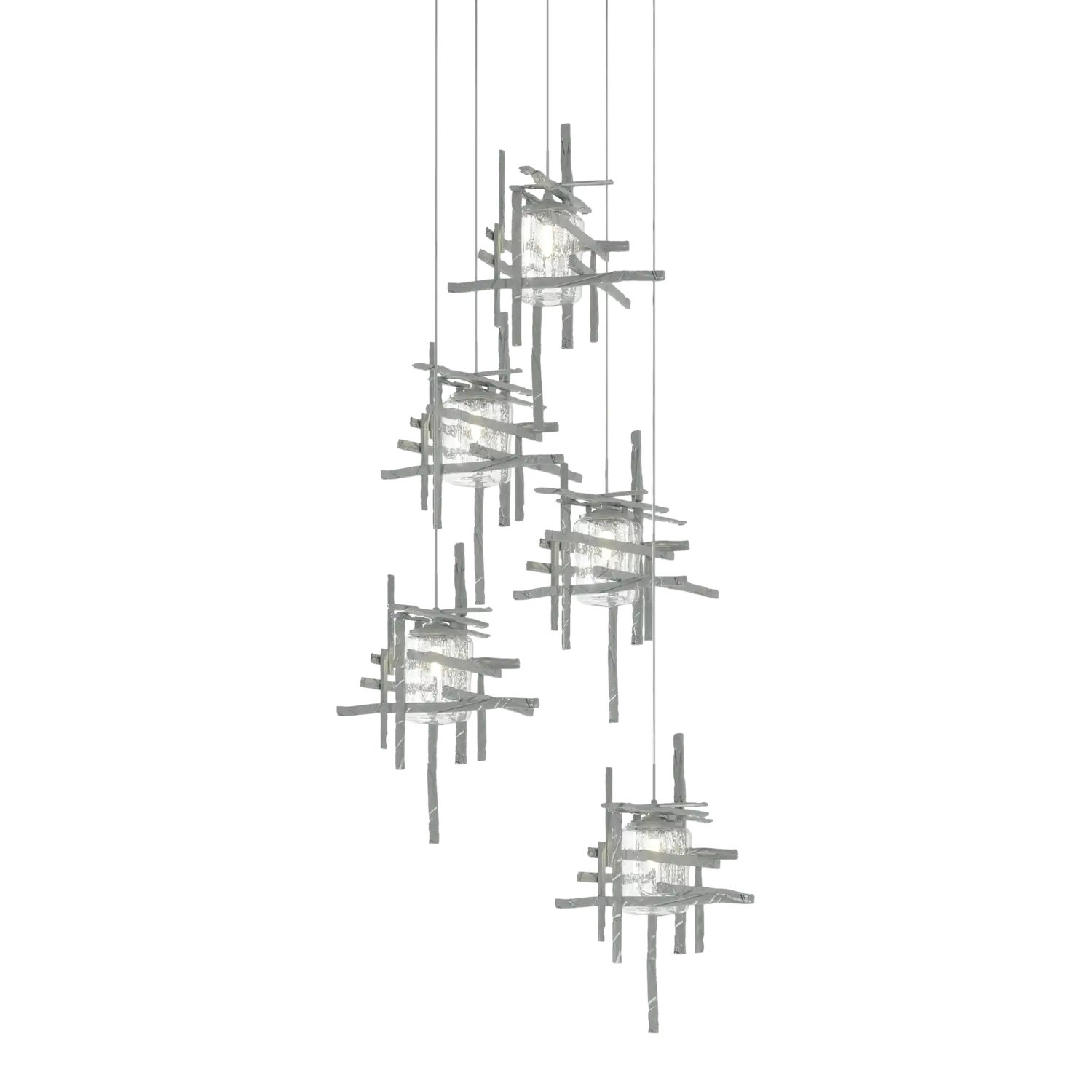 Hubbardton Forge, Tura Seeded Glass Pendant, PENDANT LIGHT
