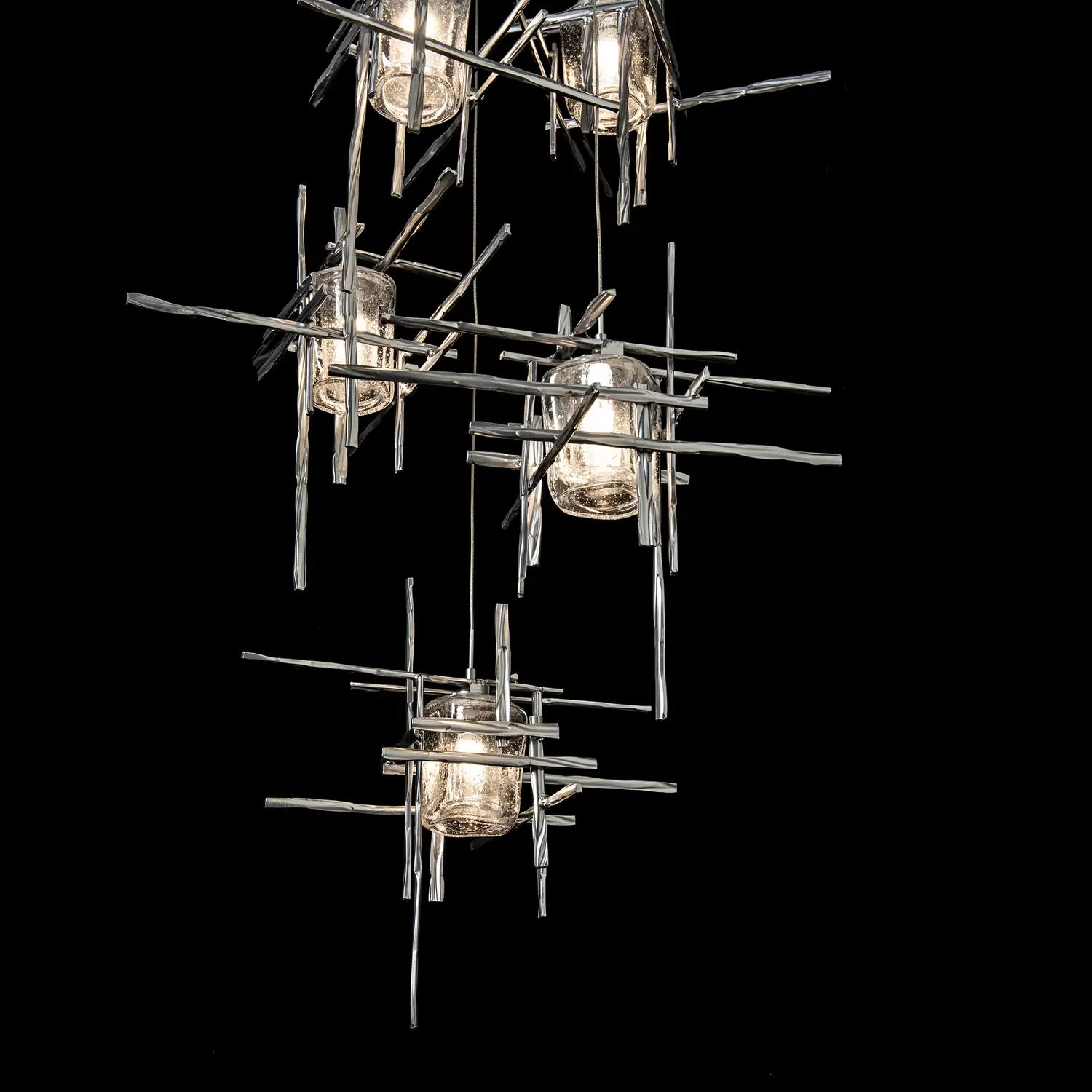 Hubbardton Forge, Tura Seeded Glass Pendant, PENDANT LIGHT