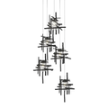 Hubbardton Forge, Tura Seeded Glass Pendant, PENDANT LIGHT