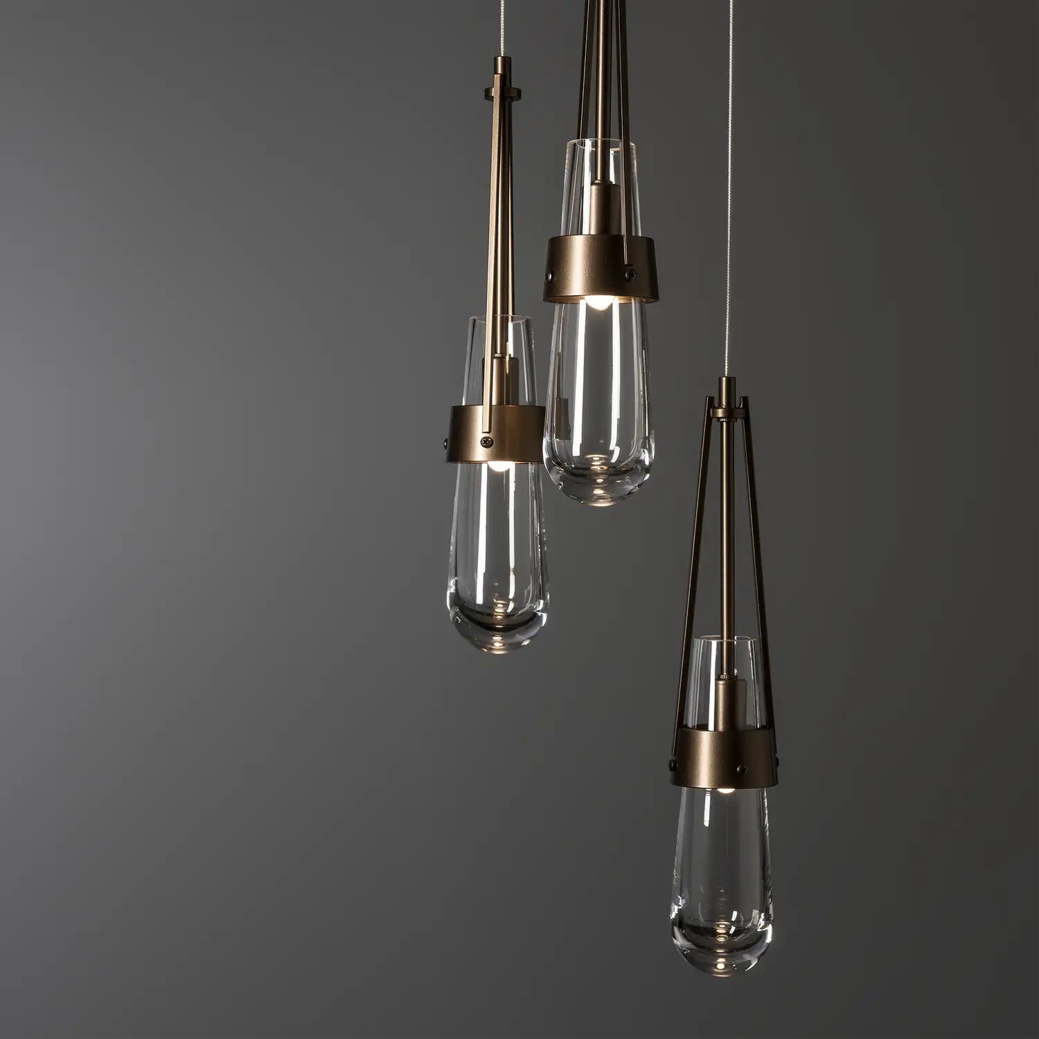 Hubbardton Forge, Link Glass Pendant, PENDANT LIGHT