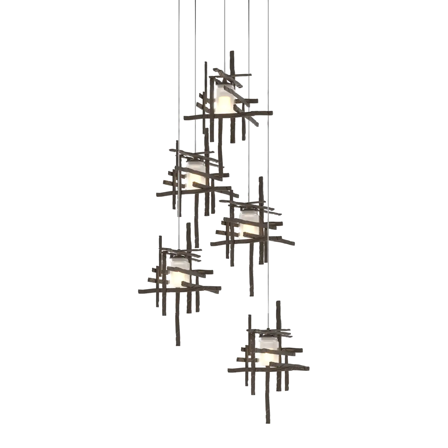 HUBBARDTON FORGE, TURA FROSTED GLASS PENDANT, PENDANT LIGHT