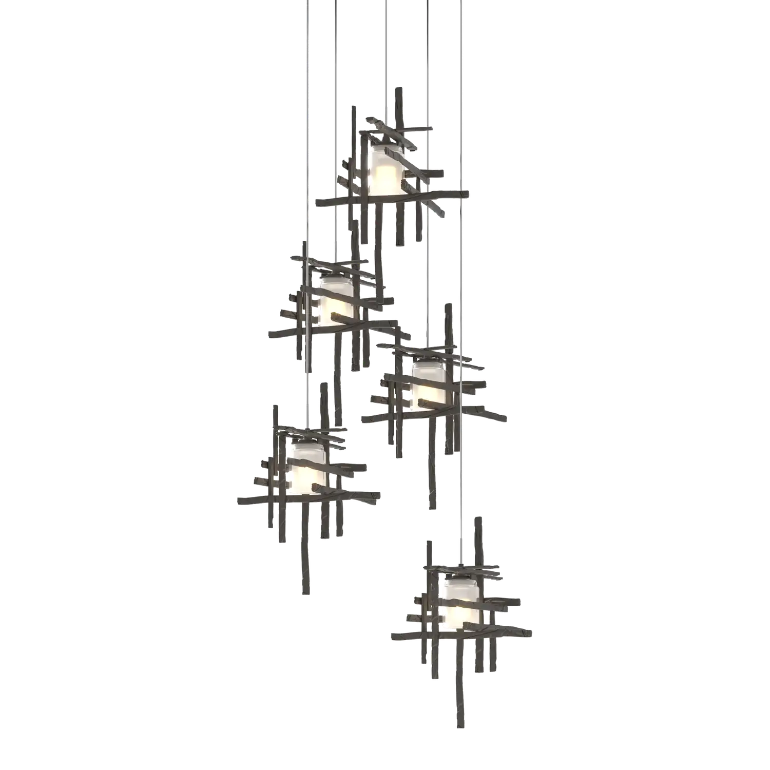 HUBBARDTON FORGE, TURA FROSTED GLASS PENDANT, PENDANT LIGHT