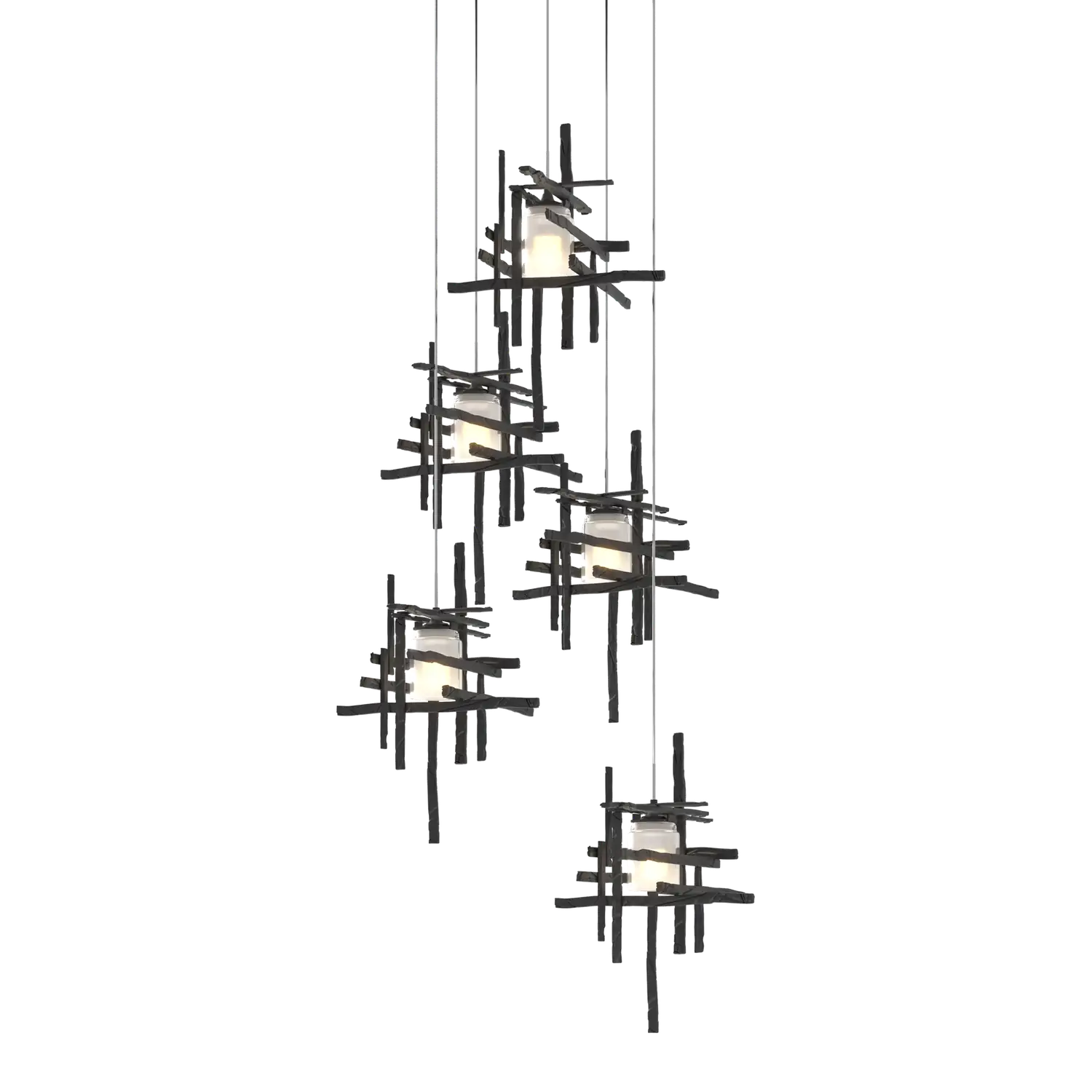 HUBBARDTON FORGE, TURA FROSTED GLASS PENDANT, PENDANT LIGHT