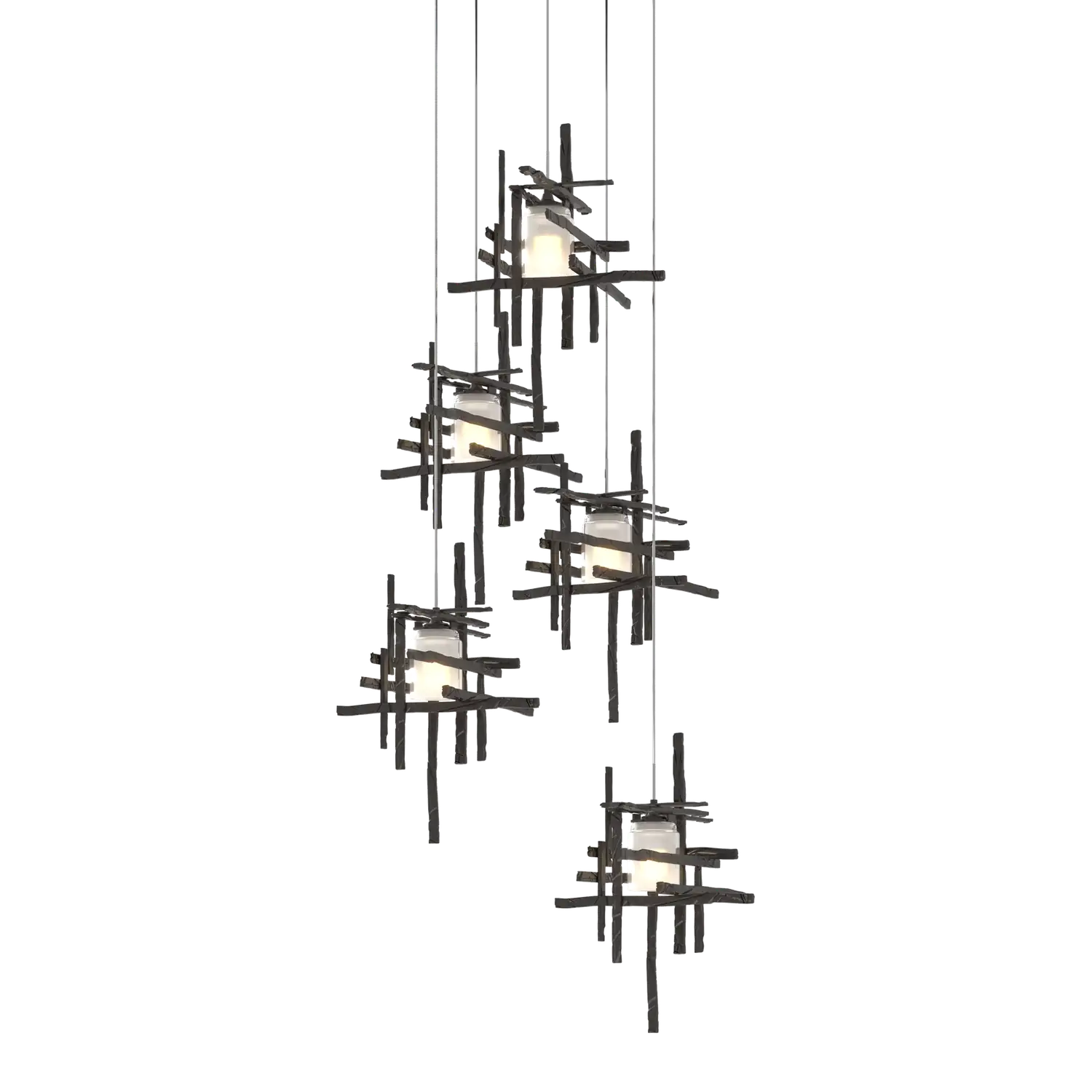 HUBBARDTON FORGE, TURA FROSTED GLASS PENDANT, PENDANT LIGHT