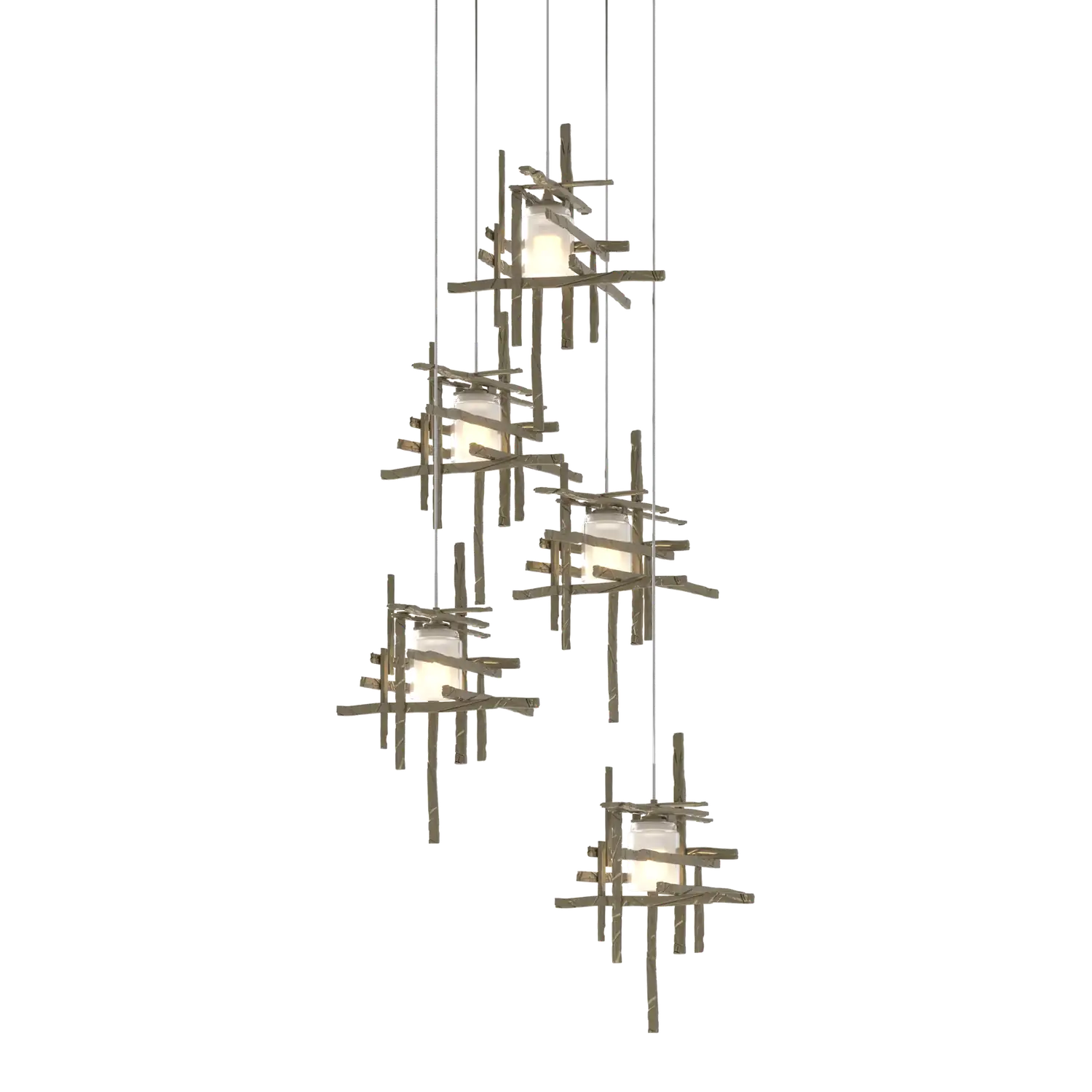 HUBBARDTON FORGE, TURA FROSTED GLASS PENDANT, PENDANT LIGHT