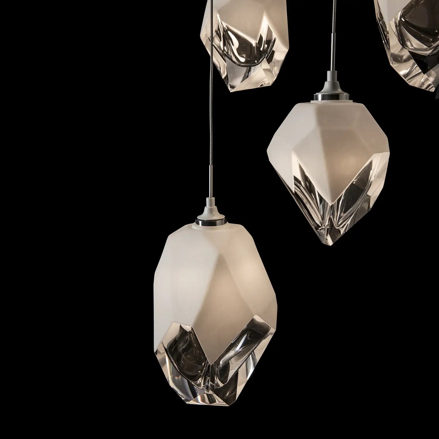 Hubbardton Forge, Chrysalis Mixed Crystal Pendant, PENDANT LIGHT