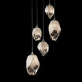 Hubbardton Forge, Chrysalis Mixed Crystal Pendant, PENDANT LIGHT