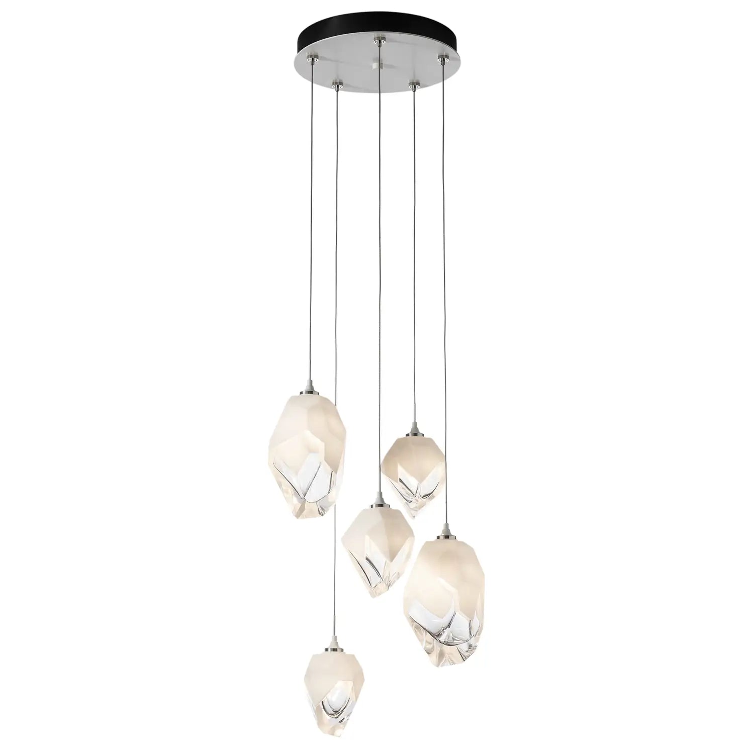 Hubbardton Forge, Chrysalis Mixed Crystal Pendant, PENDANT LIGHT