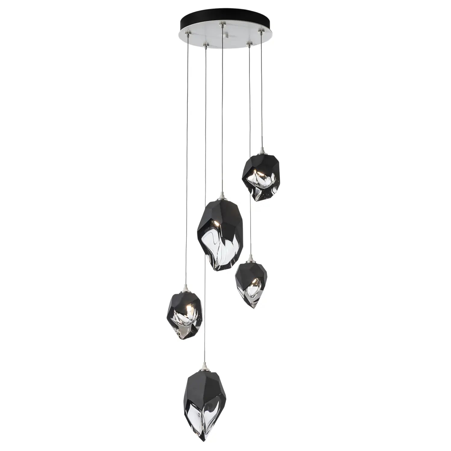 Hubbardton Forge, Chrysalis Mixed Crystal Pendant, PENDANT LIGHT