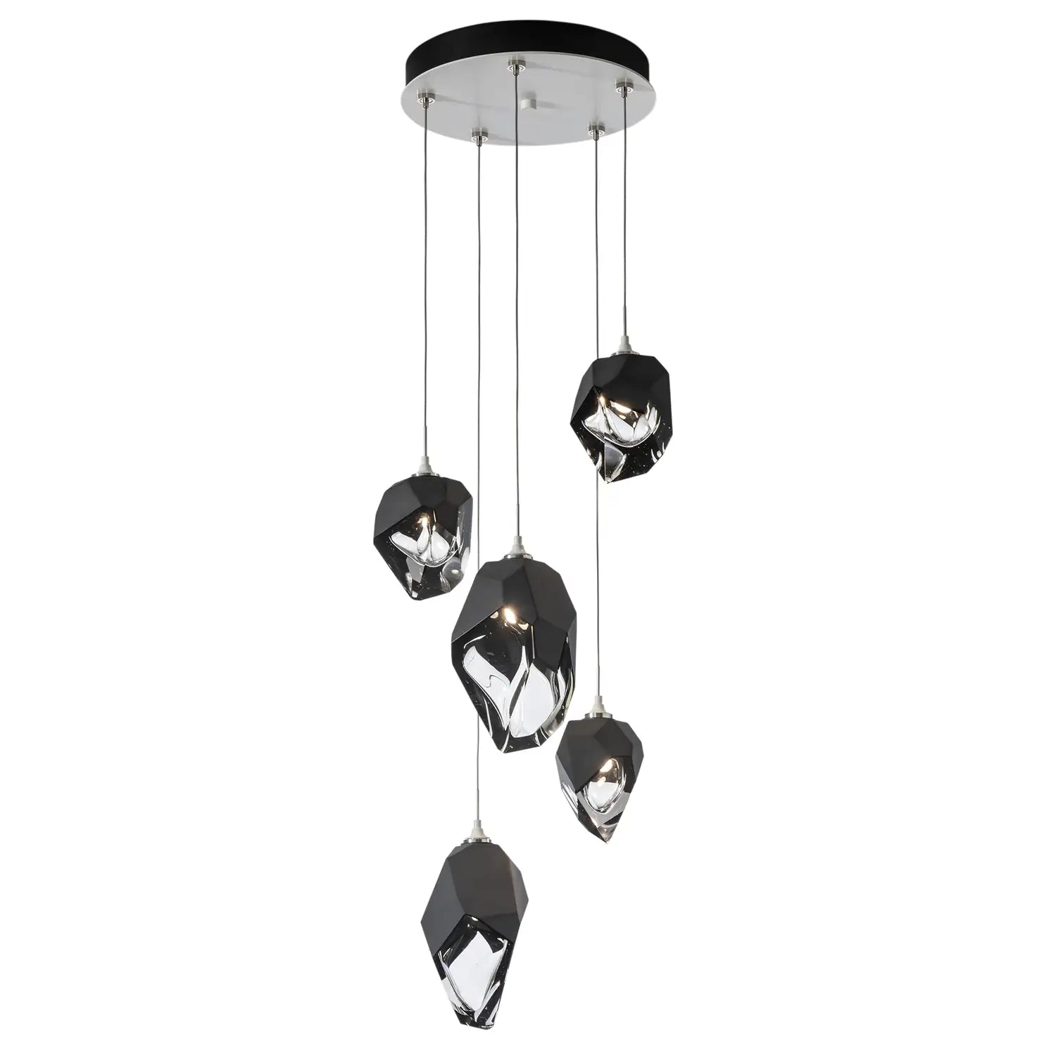 Hubbardton Forge, Chrysalis Mixed Crystal Pendant, PENDANT LIGHT