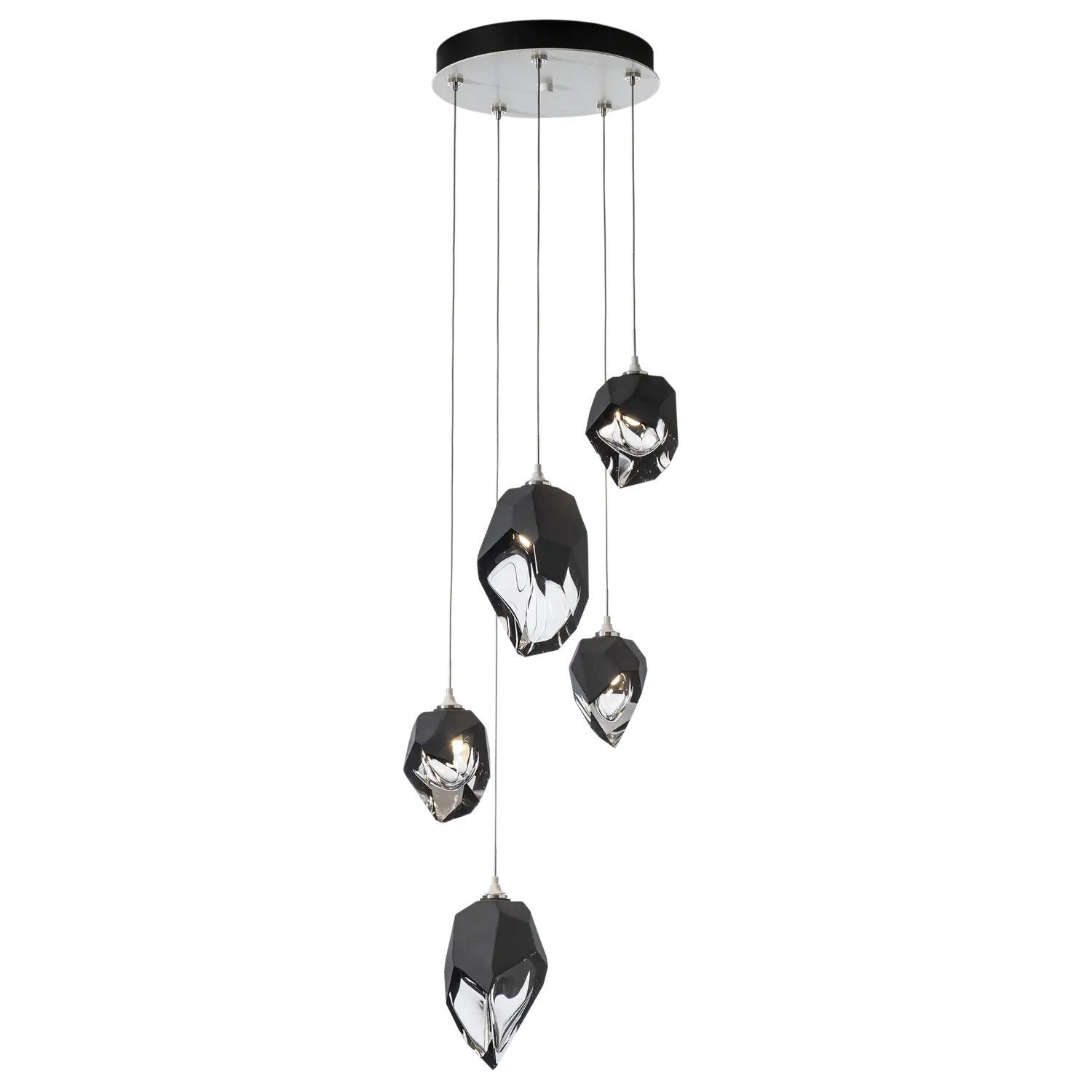 Hubbardton Forge, Chrysalis Mixed Crystal Pendant, PENDANT LIGHT