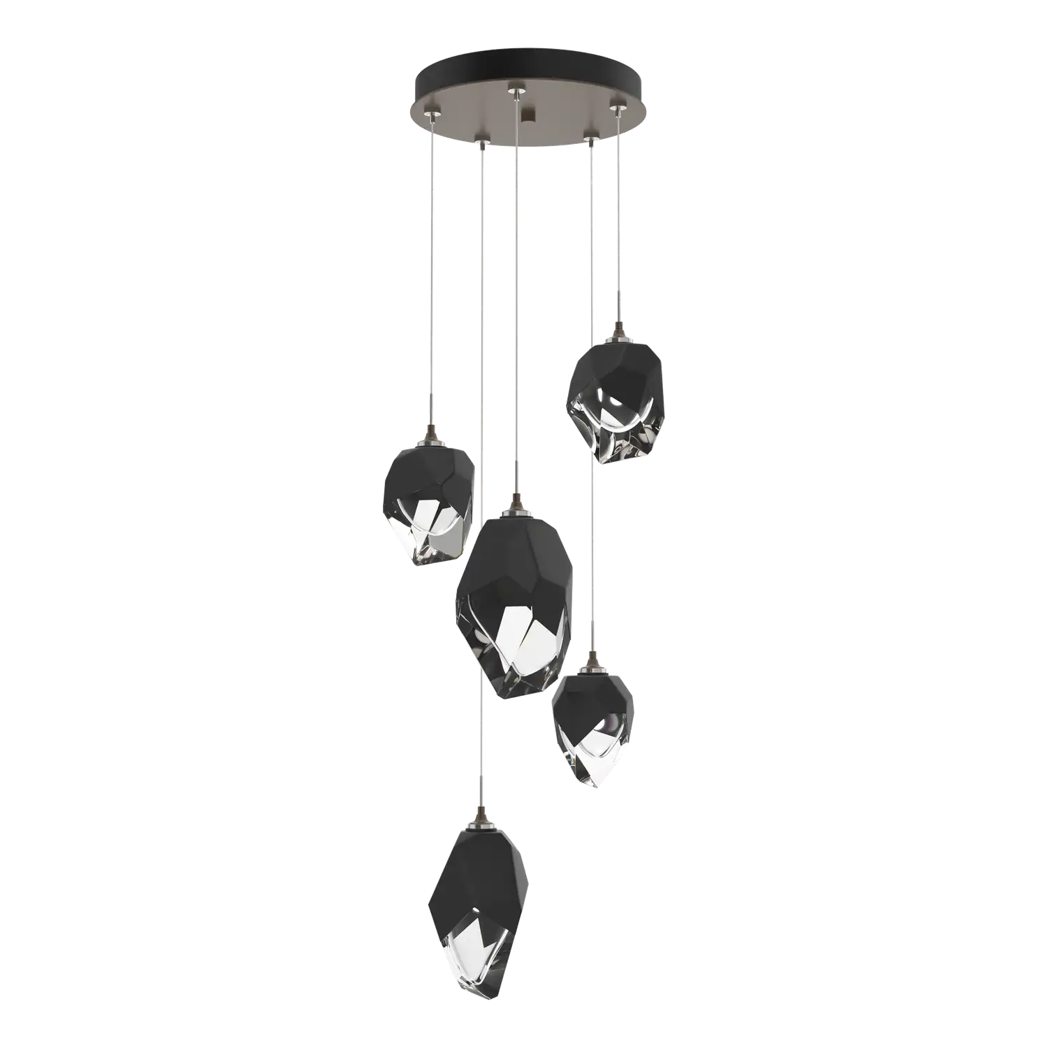 Hubbardton Forge, Chrysalis Mixed Crystal Pendant, PENDANT LIGHT