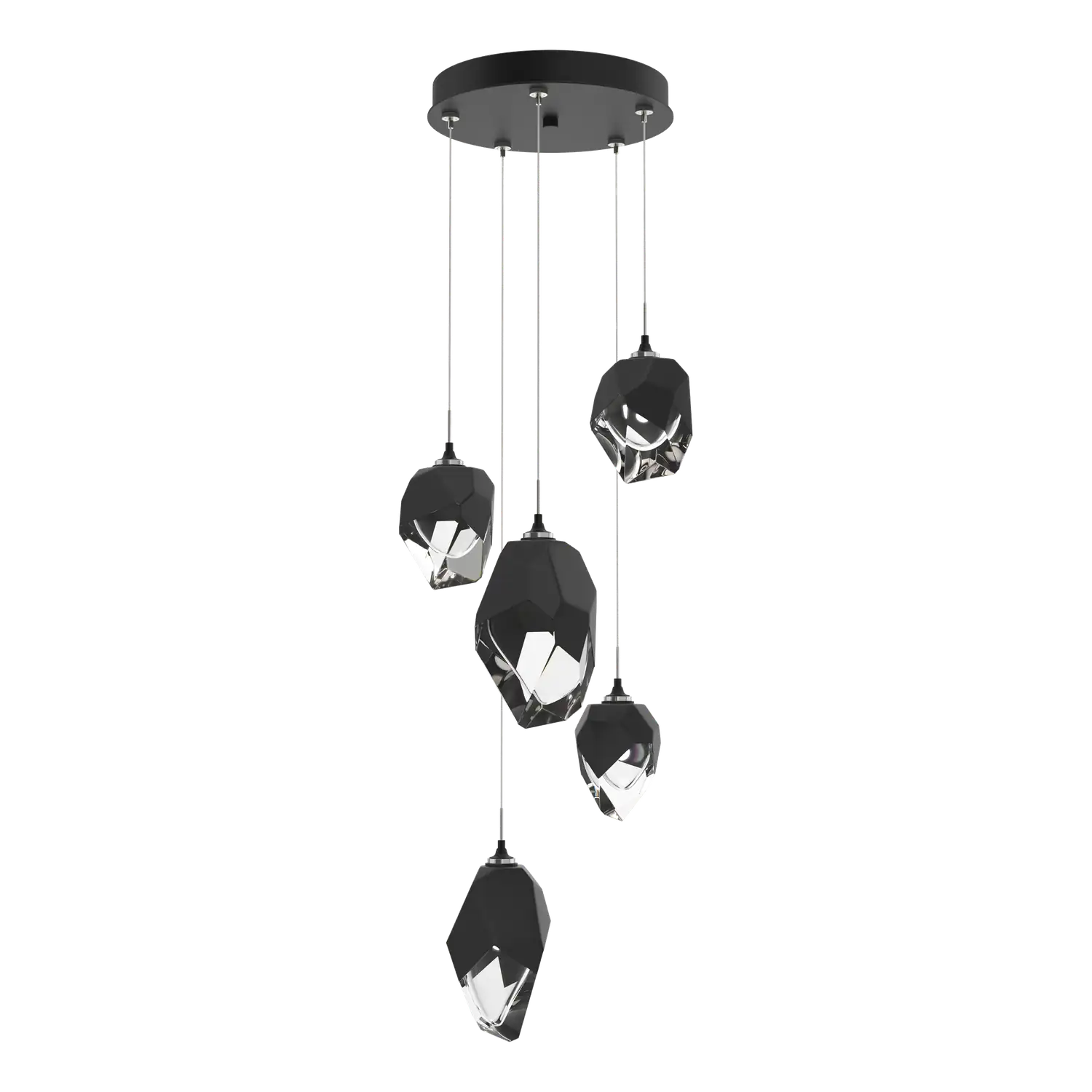 Hubbardton Forge, Chrysalis Mixed Crystal Pendant, PENDANT LIGHT