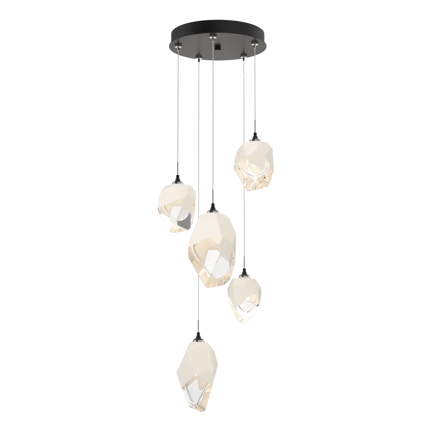 Hubbardton Forge, Chrysalis Mixed Crystal Pendant, PENDANT LIGHT