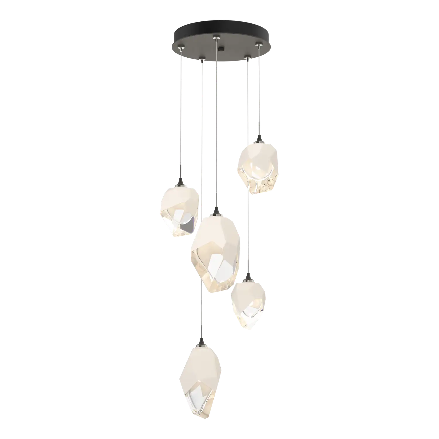 Hubbardton Forge, Chrysalis Mixed Crystal Pendant, PENDANT LIGHT
