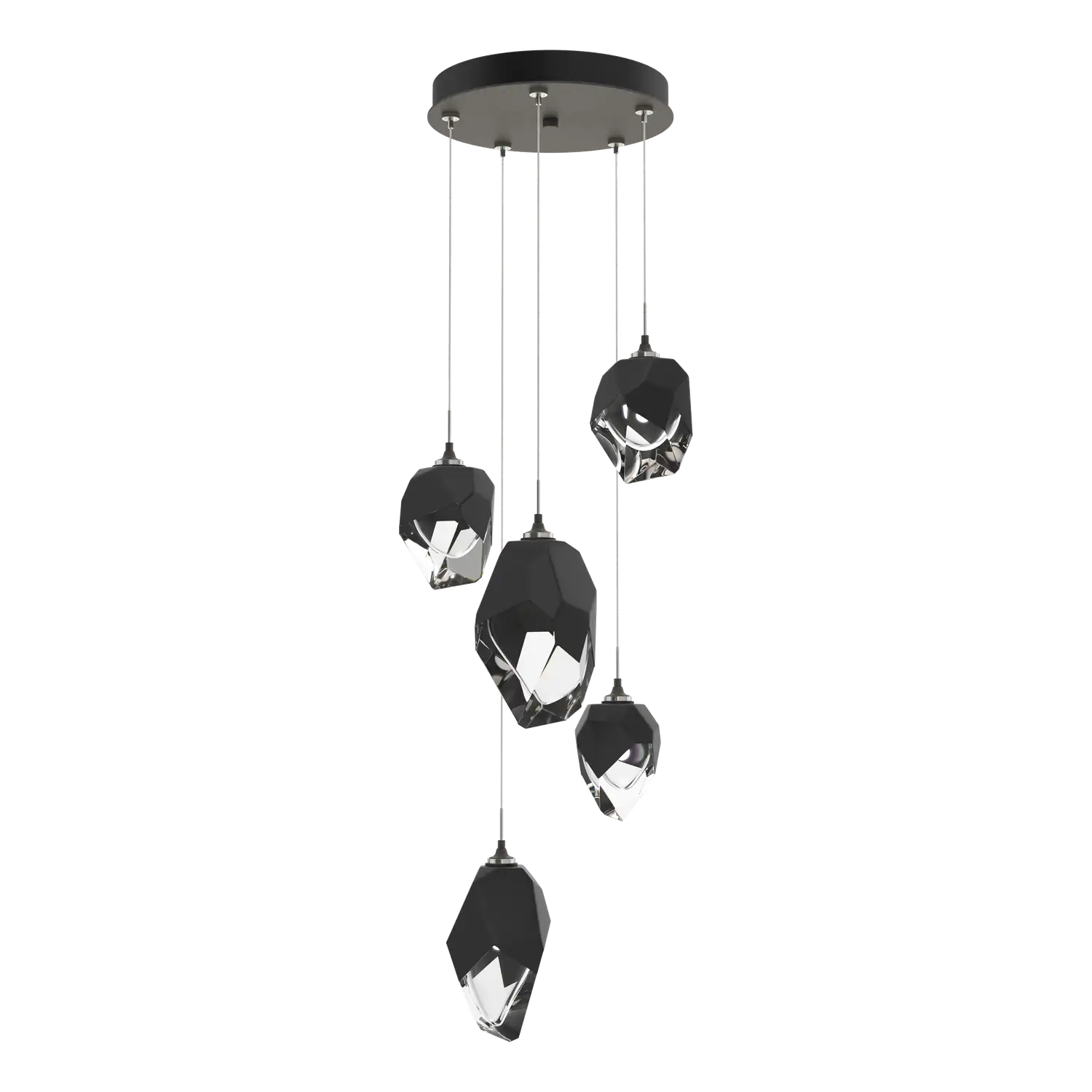 Hubbardton Forge, Chrysalis Mixed Crystal Pendant, PENDANT LIGHT