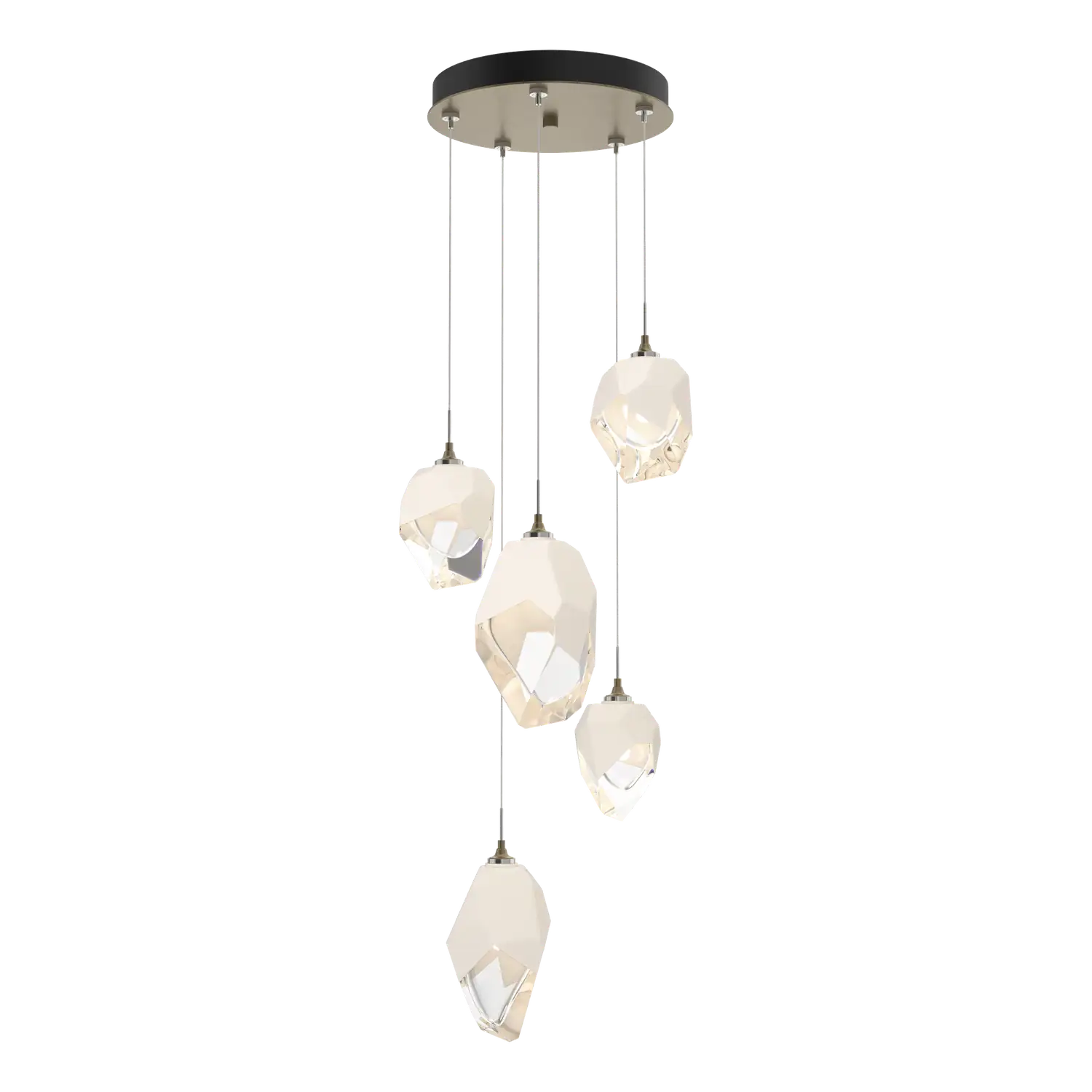 Hubbardton Forge, Chrysalis Mixed Crystal Pendant, PENDANT LIGHT
