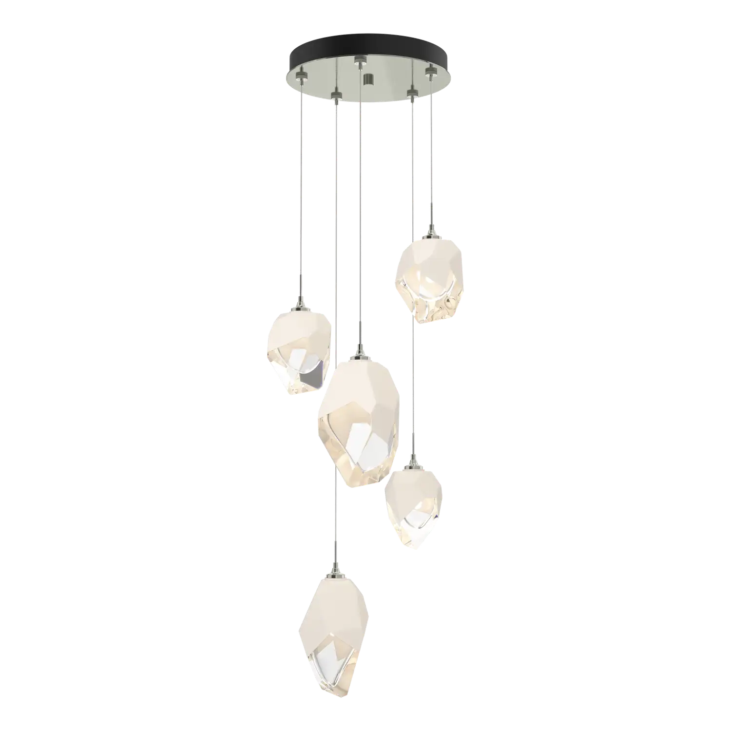 Hubbardton Forge, Chrysalis Mixed Crystal Pendant, PENDANT LIGHT