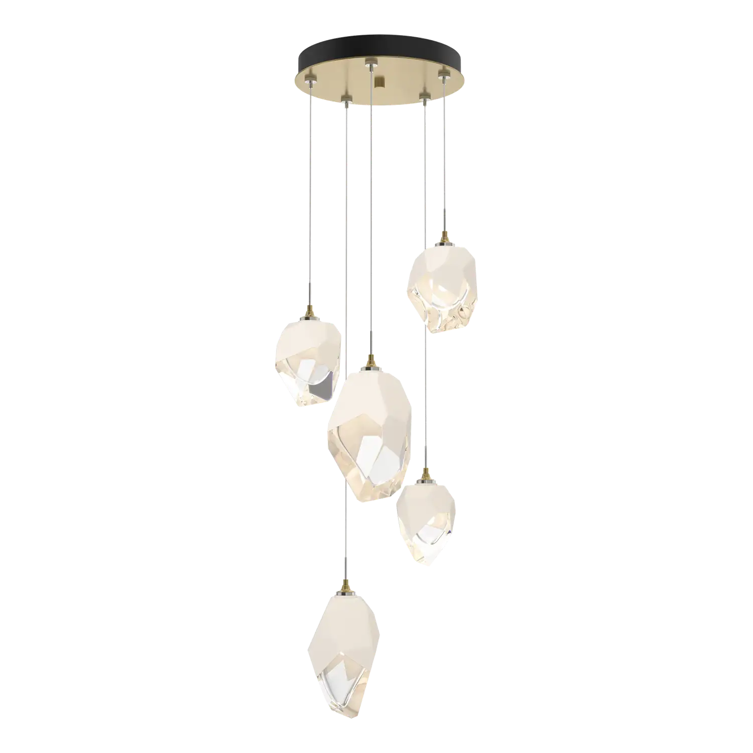 Hubbardton Forge, Chrysalis Mixed Crystal Pendant, PENDANT LIGHT