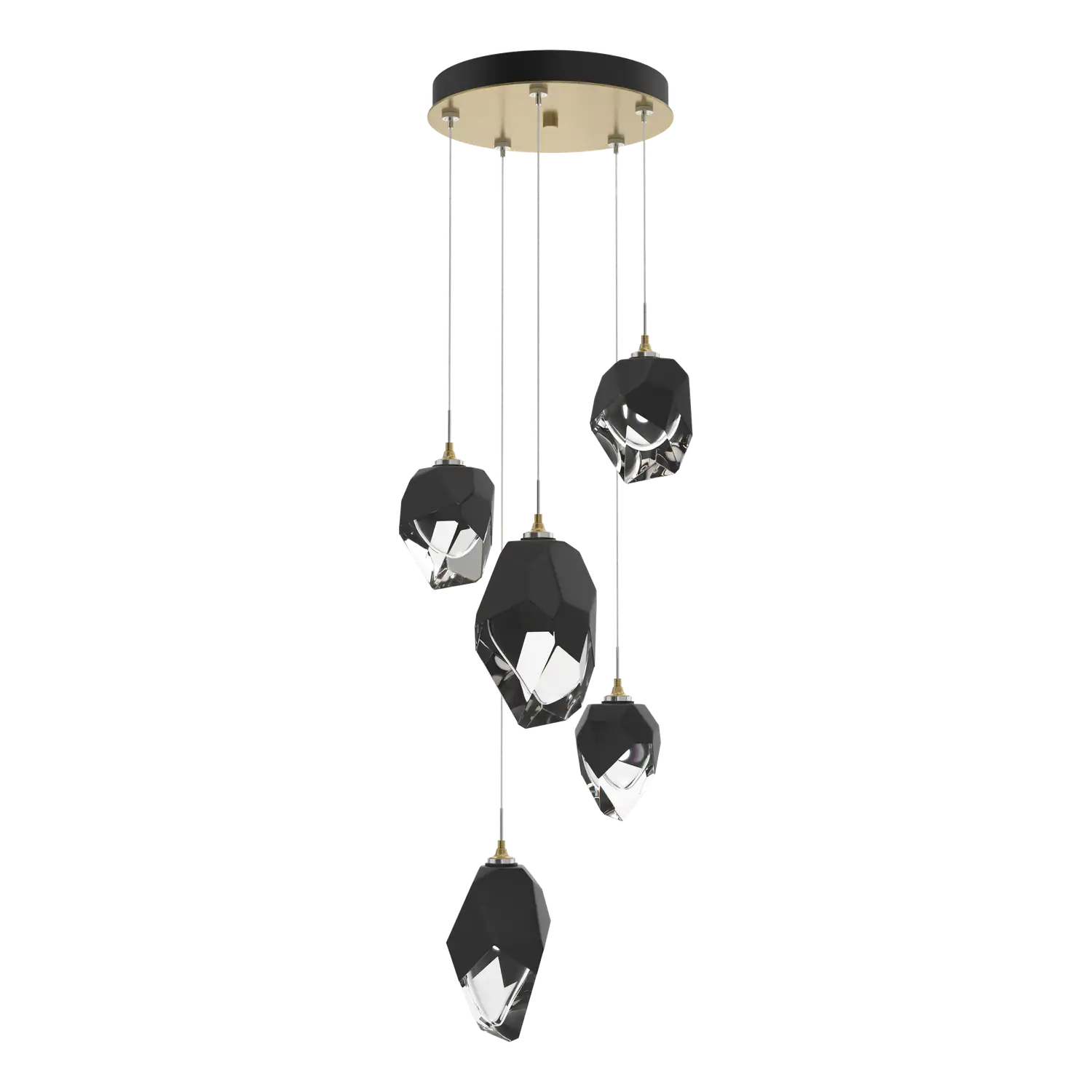 Hubbardton Forge, Chrysalis Mixed Crystal Pendant, PENDANT LIGHT