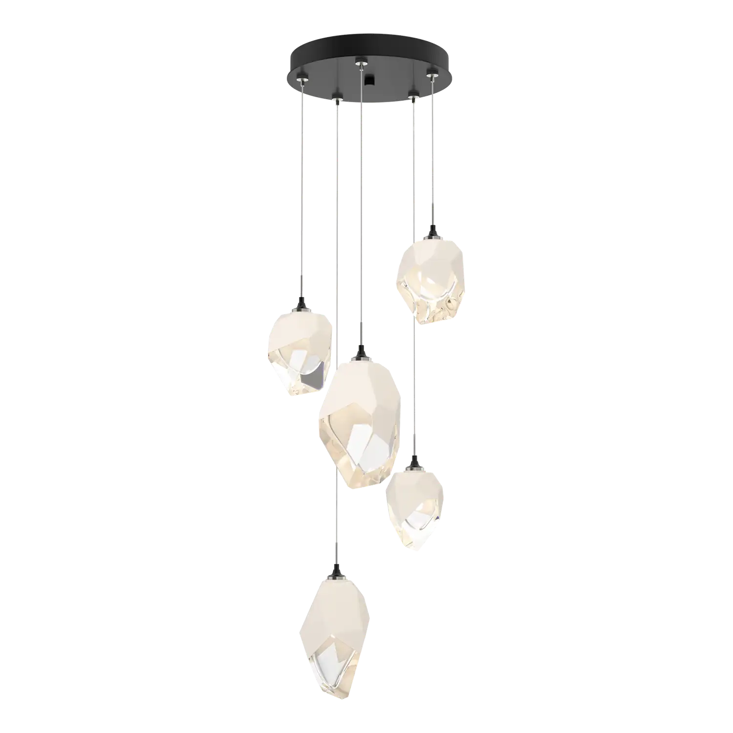 Hubbardton Forge, Chrysalis Mixed Crystal Pendant, PENDANT LIGHT