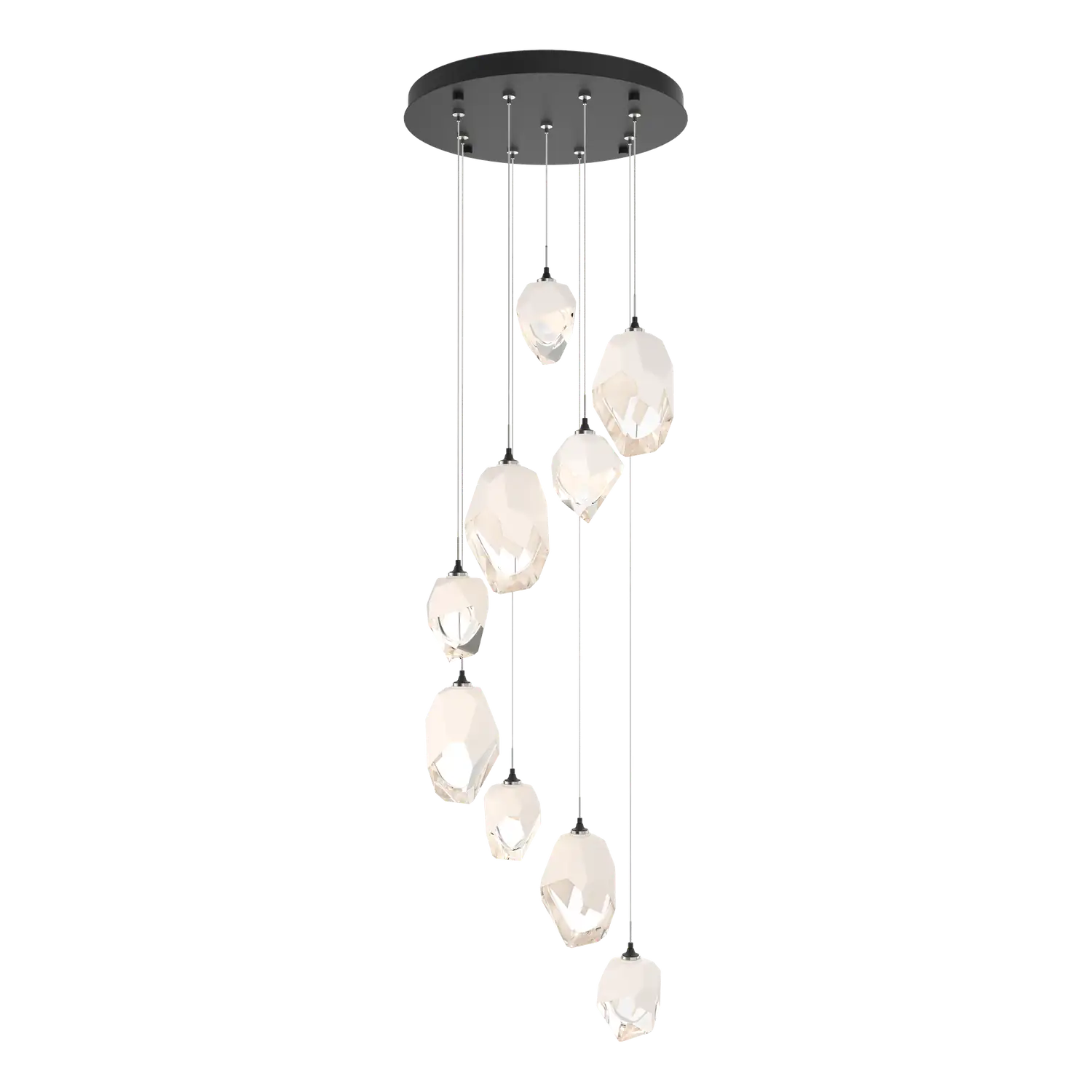 Hubbardton Forge, Chrysalis Mixed Crystal Pendant, PENDANT LIGHT